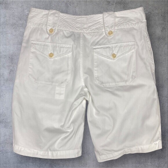 Ralph Lauren Sport Cargo Shorts Womens Sz 6 White Summer Travel Coastal Vacation - Picture 4 of 12